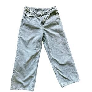 DIVIDED WIDE LEG JEANS WOMEN 8 STREETWEAR Y2K GRUNGE MINIMALIST